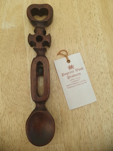 Vintage welsh love spoon - welsh,