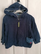 Baby Boy Blue Zip Up Hoodie 9-12 Months