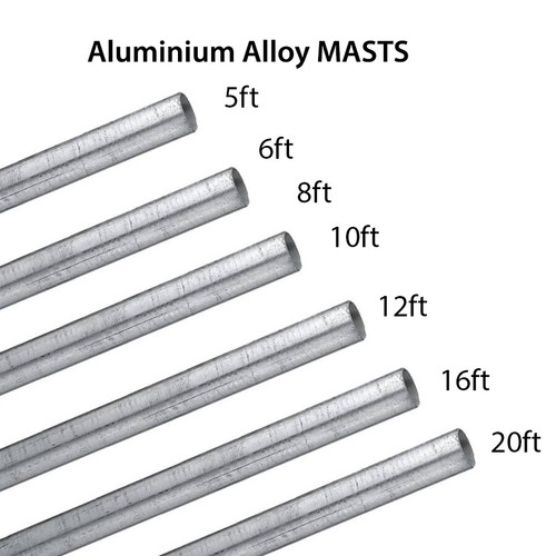 Alloy aluminium mast - aluminium, pole
