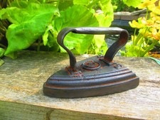 antique FLAT IRON  door stop