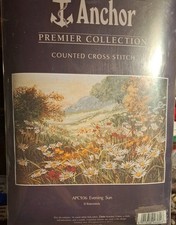 Anchor Evening APC936 - Anchor 16 Counted Cross Stitch Kit Opened but Unused