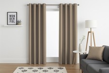 Faux Silk Curtains - Eyelet -