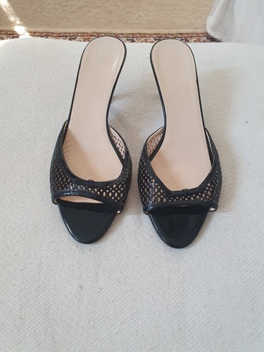 Vintage prada black patent - black,