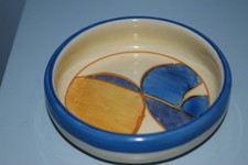 A rare Clarice Cliff 3 3/8" Pin dish "Pastel Melon" pattern 1930