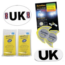 Choose Spectrum Headlamp Beam Reflectors or UK Sticker or Magnet or Breathalyser