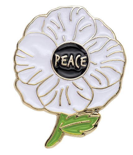 White peace flower - white,