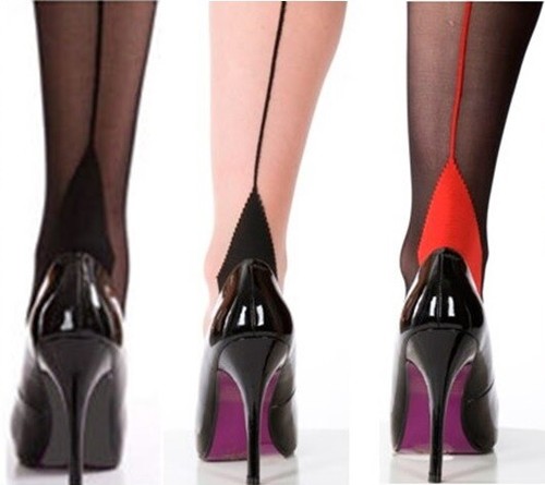 Sexy seamed stockings cuban - seamed,