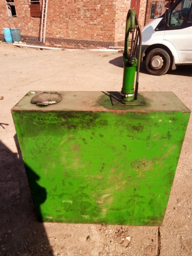 Vintage castrol oil tank - tank, with