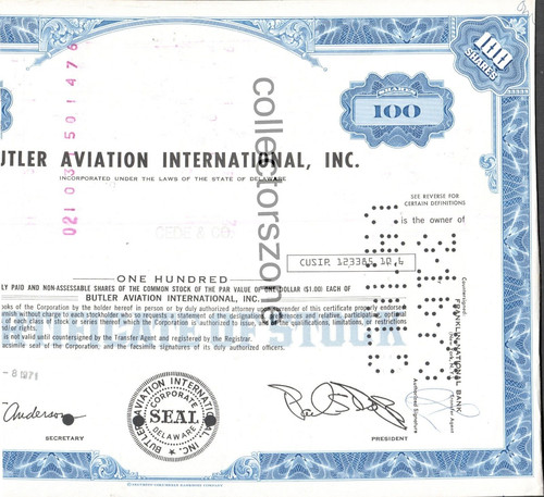 1971 butler aviation 1947 2009 - 1971,