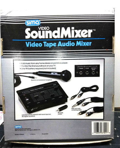 Vintage sima video sound mixer - vintage,
