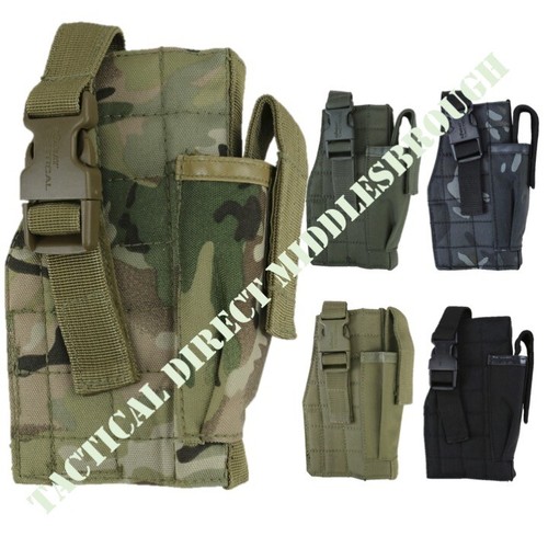 Molle gun holster with - molle,