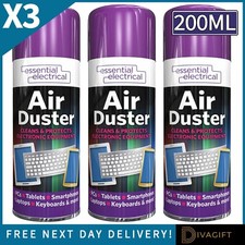 3 x COMPRESSED AIR DUSTER