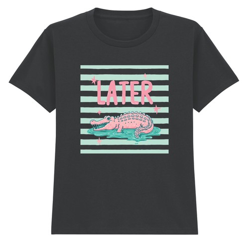 Later girls shirt pink - later,