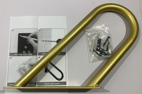 Gold hand rail for outdoor - gold,