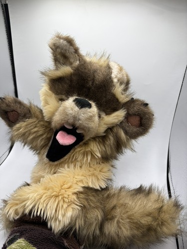 Grey wolf the puppet - grey, by
