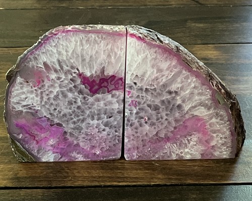 Pink purple brazil agate - pink,