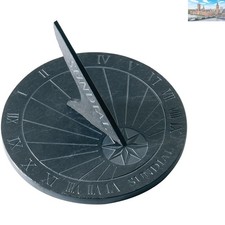 Luxurious Blue Solar Sundial -