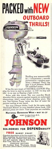 1952 advert for - 1952, johnson