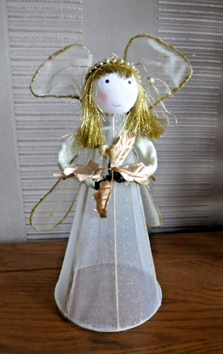 Vintage christmas angel tree - christmas,