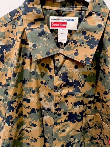 Supreme cdg collar - x, shirt