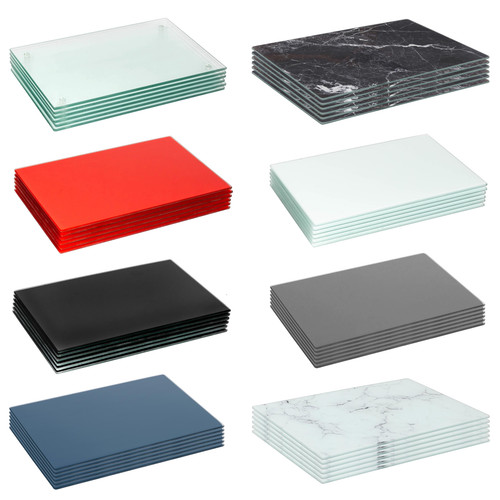Glass placemats kitchen - 6x,