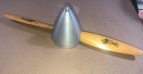 Aluminum spinner propeller - aluminum, &