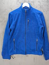 LL Bean Fleece Jacket Men's Size Small Full Zip Long Sleeve Cinch Toggle Waist  