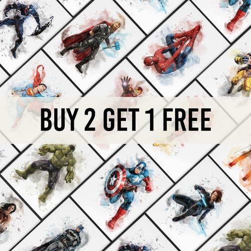 Avengers superhero prints - avengers,