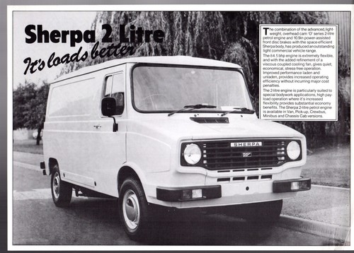 Leyland sherpa litre - sherpa, 2-litre
