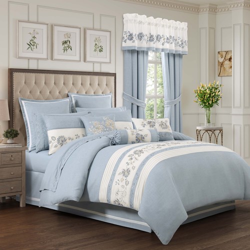Queen garden bloom chambray - j,