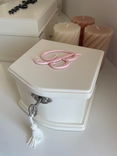 Small white custom wooden - white,