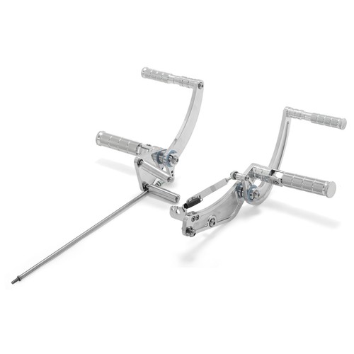 Polished forward controls - 6",