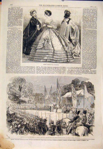Original old antique print - original,