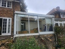 Glass Conservatory With Sliding Door, 13 Meters Squared, Fair Condition 
