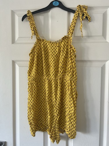 Primark yellow floral strappy - yellow,