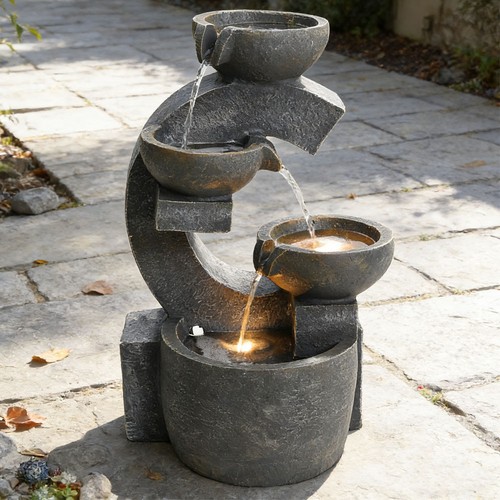 Cascading led tiered water - cascading,