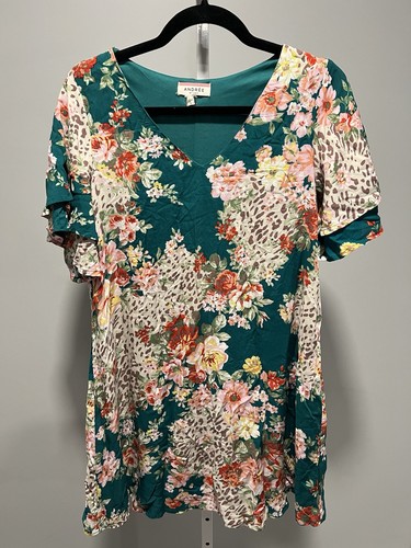 Andree unit green - by, floral