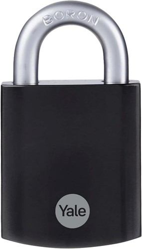 Yale padlock hardened - hardened, steel
