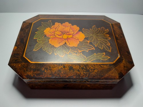 Vintage black lacquer plastic - vintage,