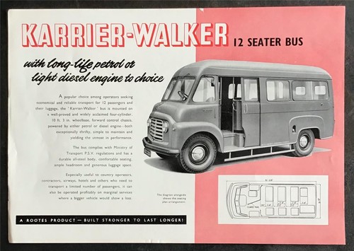 Karrier walker seater - seater, bus