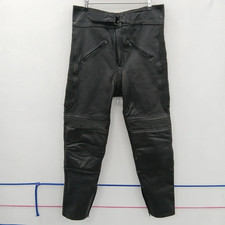 Sportex Mens Motorcycle Leather Black Trousers Size 36 RMF23-GB