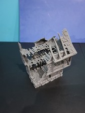 Ruined House (E) - Fantasy Wargaming Terrain - Mordheim, Frostgrave, Warhammer