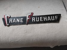 Vintage truck Makers Plate and