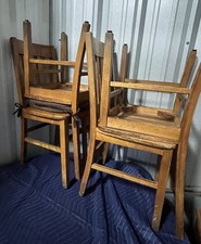 Vintage Solid Oak choolhouse