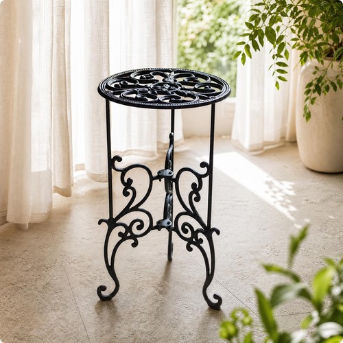 Iron plant stand featuring - iron,