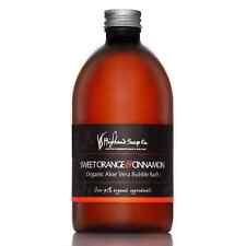 The Highland Soap Organic Sweet Orange & Cinnamon Aloe Vera Bubble Bath 500ml