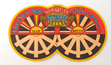 Steam Brewery - Newquay - The New Age Of Steam  -  Vintage Beer Mat 