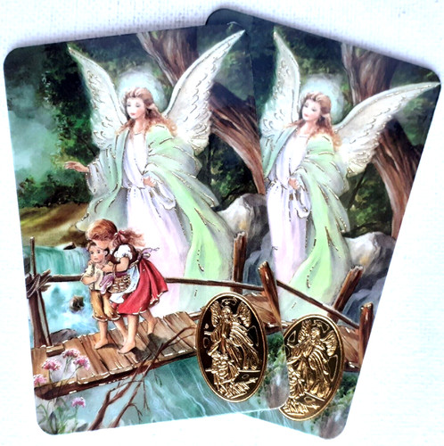Guardian angel prayer - prayer, card