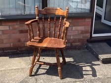Second-hand Pine Farmhouse Carver Chair