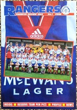 Rangers Reserve Review - 1993